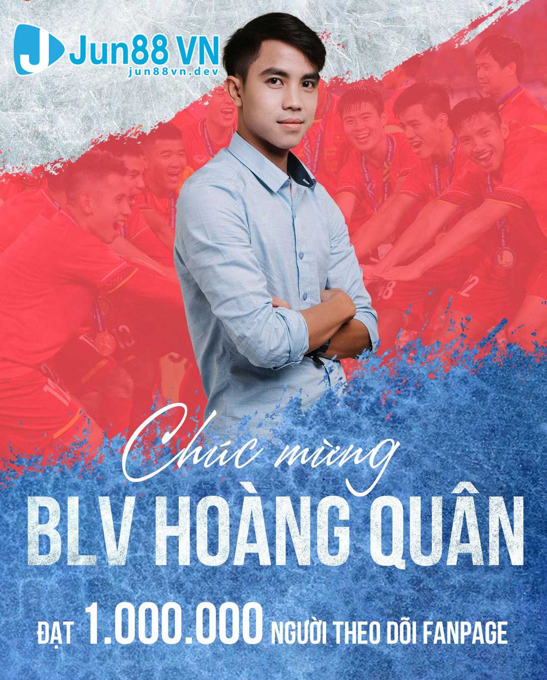 BLV Hoàng Quân đạt 1,000,000 người theo dõi trên Facebook