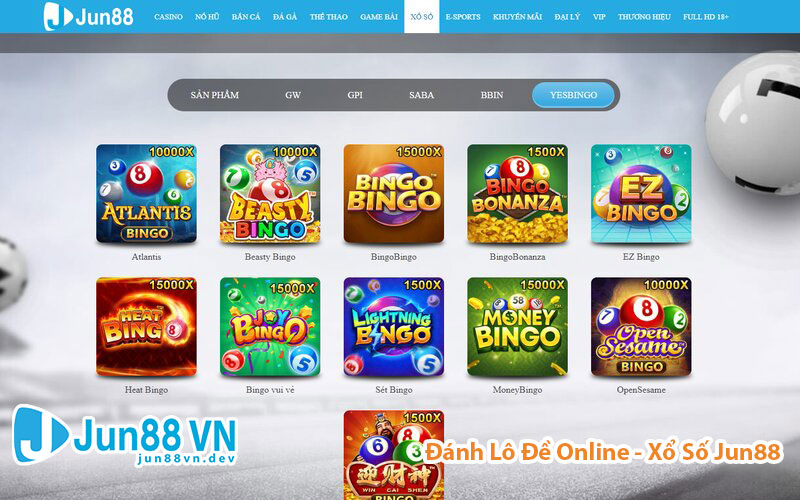 Sảnh đánh lô đề online Yes Bingo