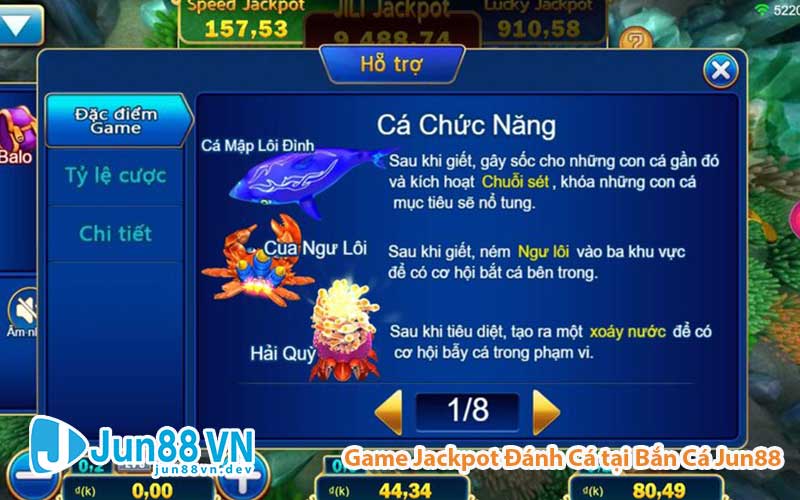 Jackpot Đánh Cá – Săn cá cược đã, nhận thưởng siêu khủng