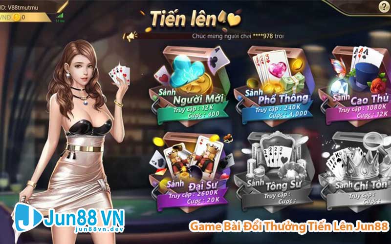 Hướng dẫn chơi game bài Tiến Lên tại Jun88 siêu dễ hiểu